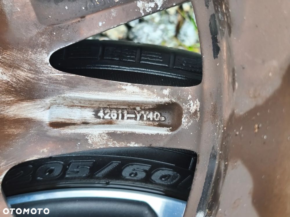 ALUFELGI KOŁA FELGI 16 CALI 5X114,3 ET39 42611-YY40 TOYOTA VERSO AVENSIS T270 - 11