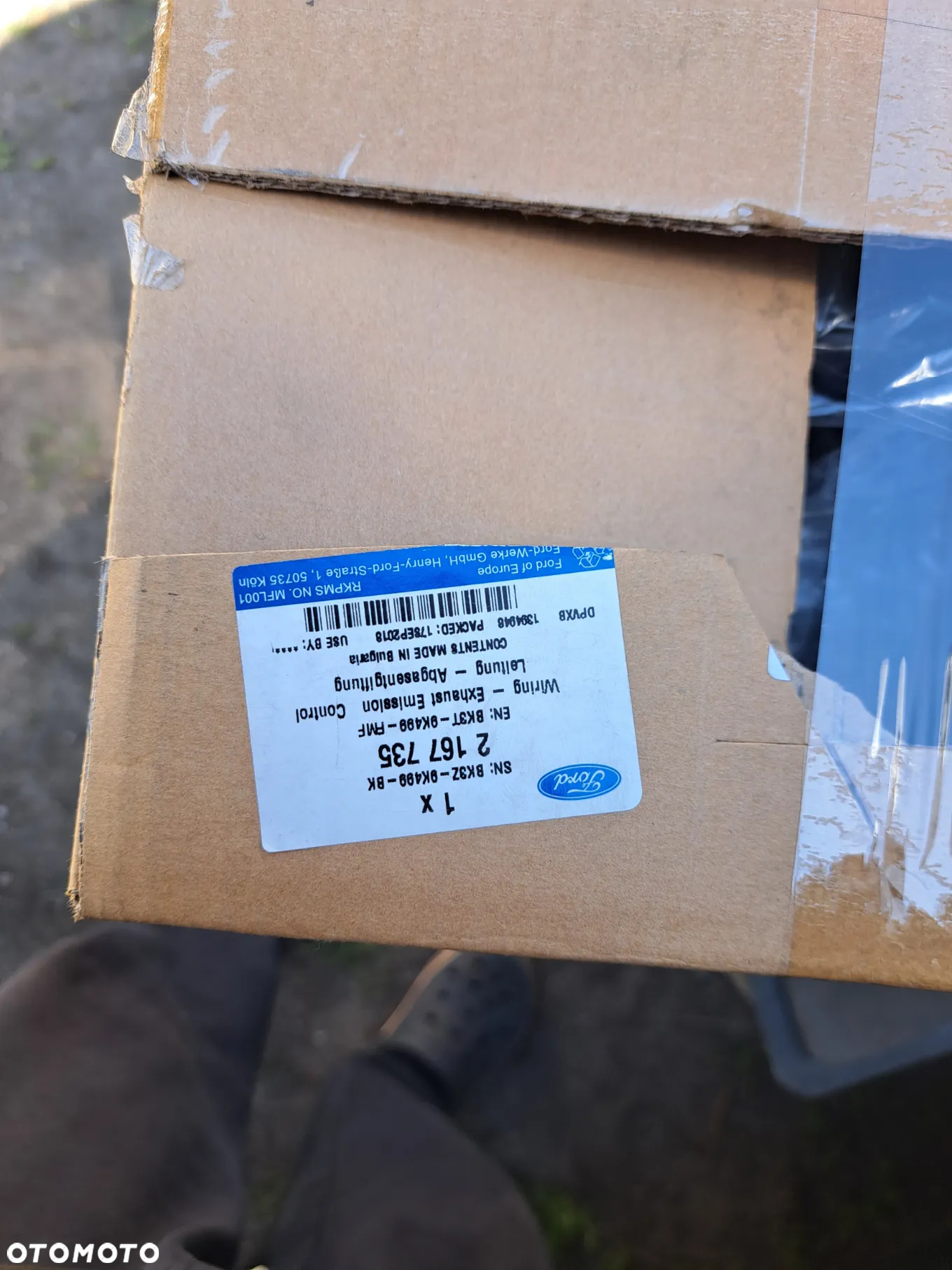 instalacja wiązka Ford Transit MK-8 Custom BK3T-9K499-FMF 2167735 BK2T-14A175-AA BK2T-14B144-AA skrzynka bezpieczników BSI Exhaust Emission control - 14