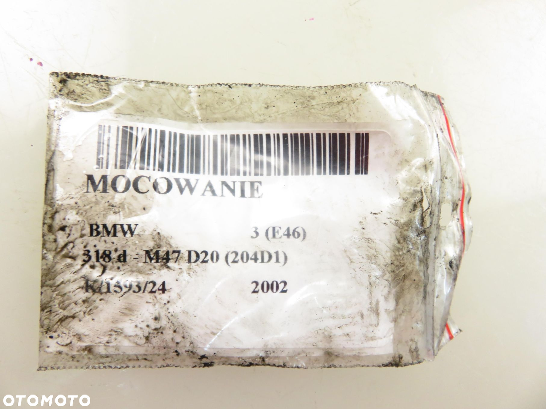 Obejma Mostek Mocowanie pompy vacum podciśnienia BMW OE 2247058 - 11