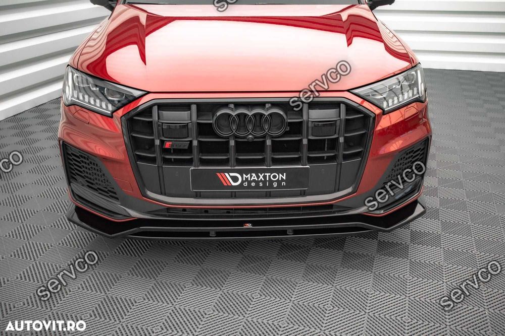 Prelungire bara fata Audi SQ7 Q7 S-Line Mk2 2019- v2 - Maxton Design - 2