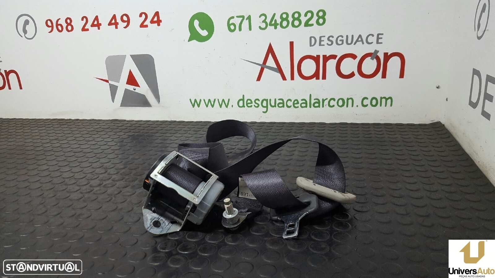 CINTO DE SEGURANÇA TRASEIRO ESQUERDO RENAULT KOLEOS DYNAMIQUE PACK1 - 3