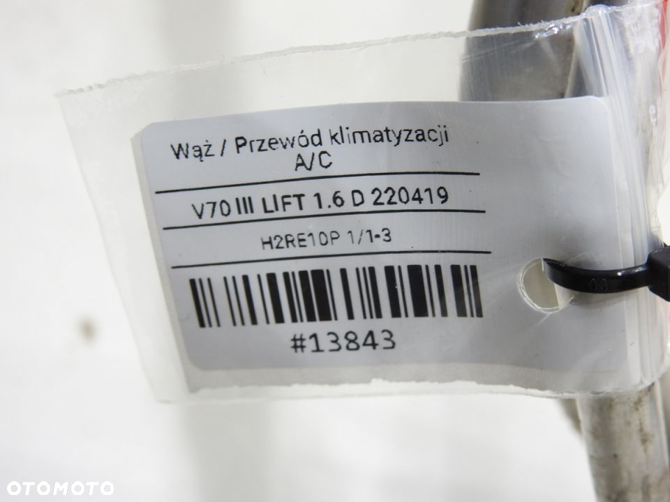 WĄŻ RURKA PRZEWÓD KLIMATYZACJI VOLVO V70 III 1.6 D - 10