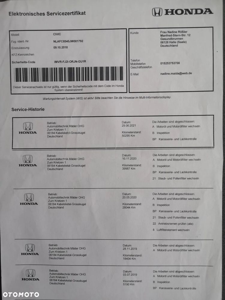 Honda Civic 1.6 i-DTEC Executive Navi - 15