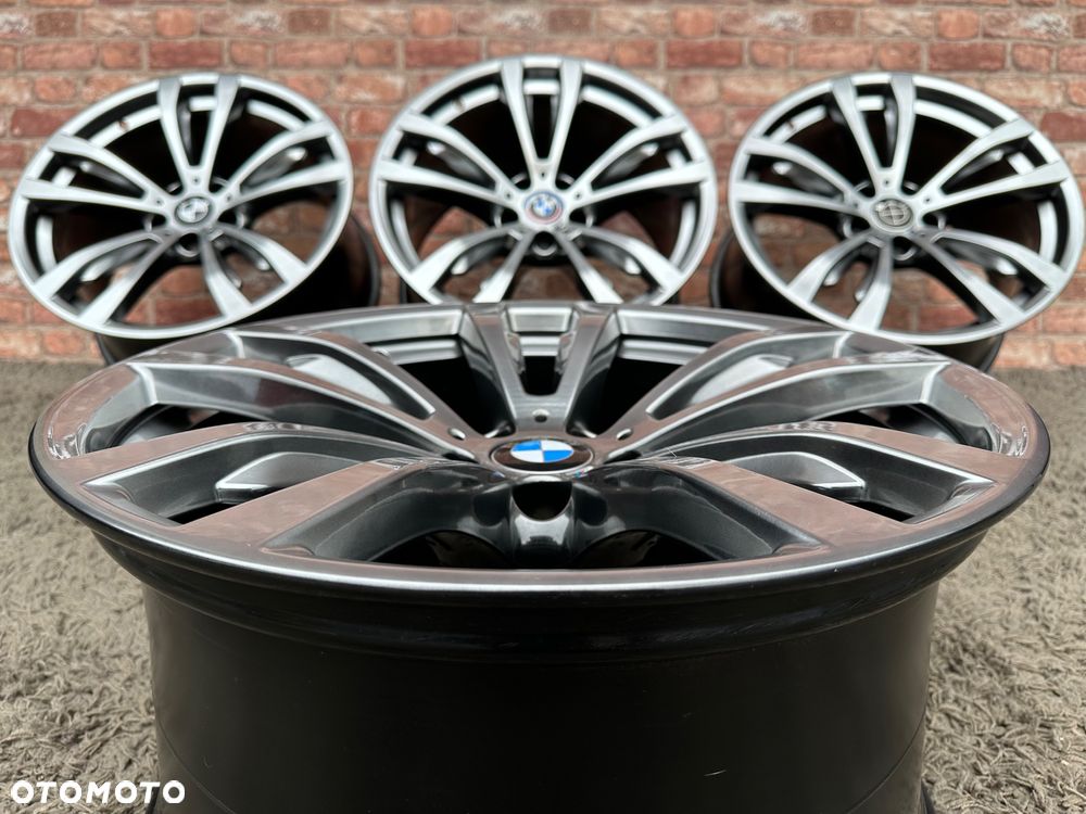 Oryginalne felgi BMW 20 M pakiet 5x120 X5 F15 Styling 469 E70 E53 X6 E71 F16 F01 E38 E60 E65 SUV 10j ET40 11j ET37 7846790 74.1mm 7846791 alufelgi Shadow Chrome - 14