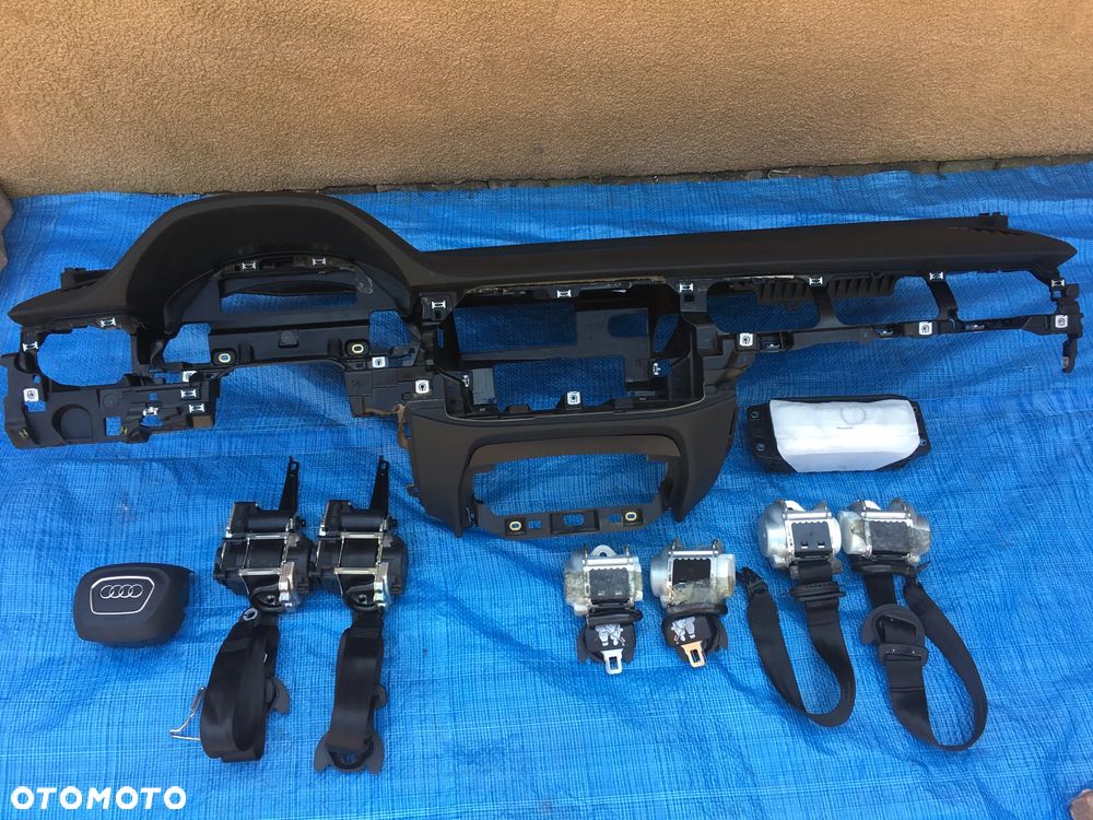 AUDI Q7 4M 7 OSOBOWA / KONSOLA / DESKA / AIRBAG / PASY / HEAD UP / ORYGINAŁ - 1