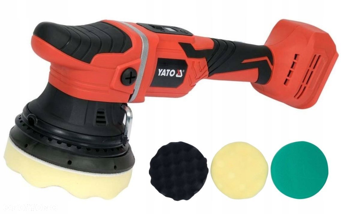 YATO YT-82925 POLERKA SAMOCHODOWA AKU 18V  3GĄBKI - 1