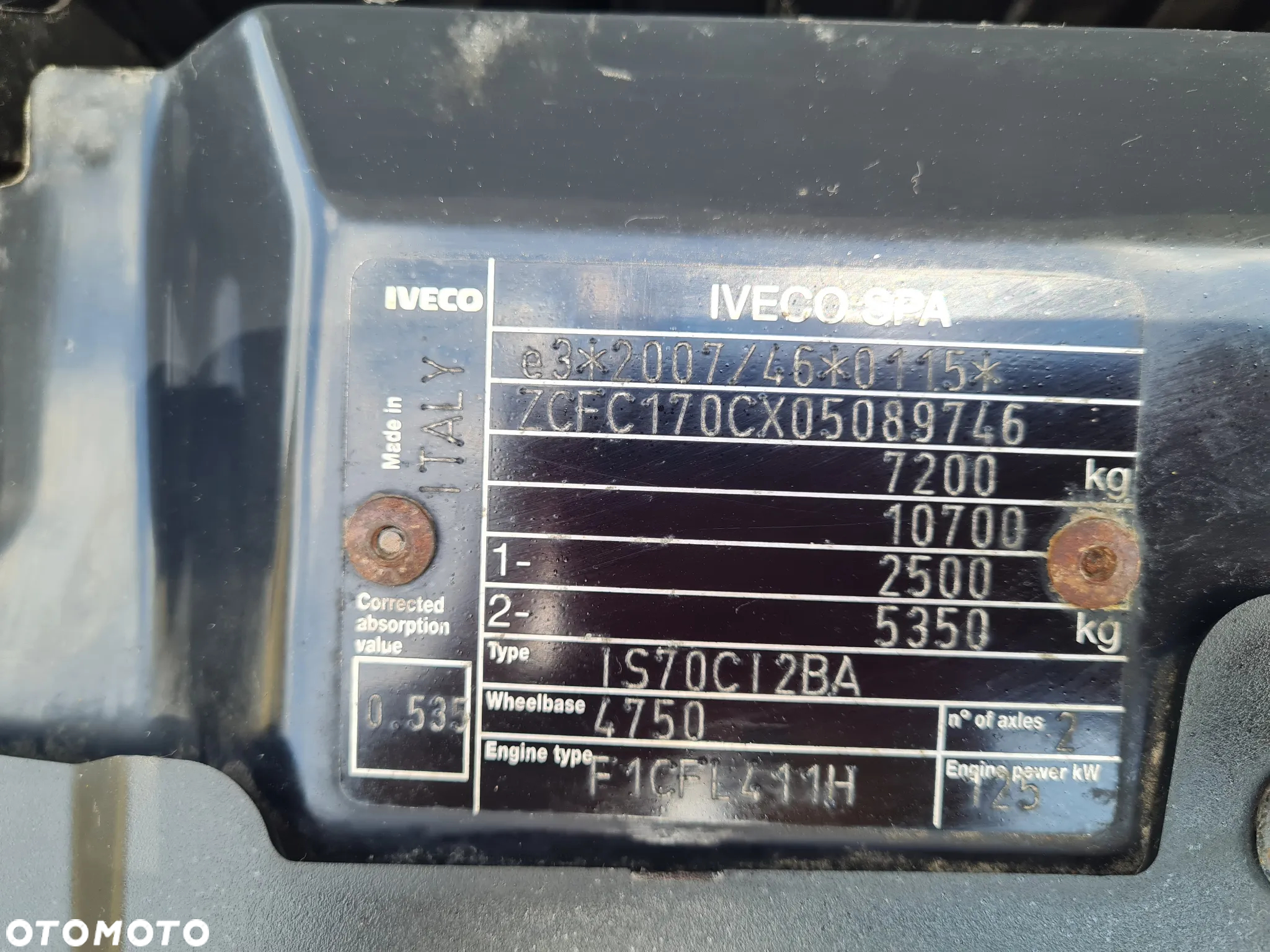 Iveco DAILY 70C17 - 14