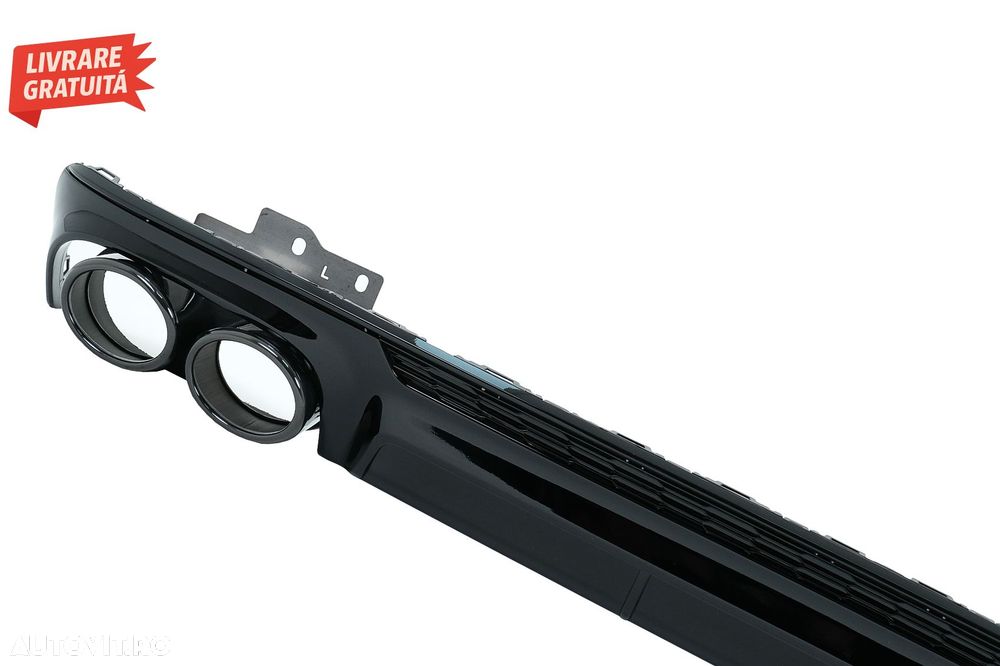 Difuzor Bara Spate si Ornamente Evacuare Audi A6 C8 4K Avant Sedan (2018-up) S6 De- livrare gratuita - 2