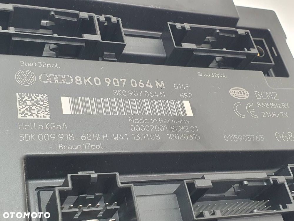 MODUŁ STEROWNIK KOMFORTU AUDI A4 B8 AVANT KOMBI 8K0907064M EUROPA - 2