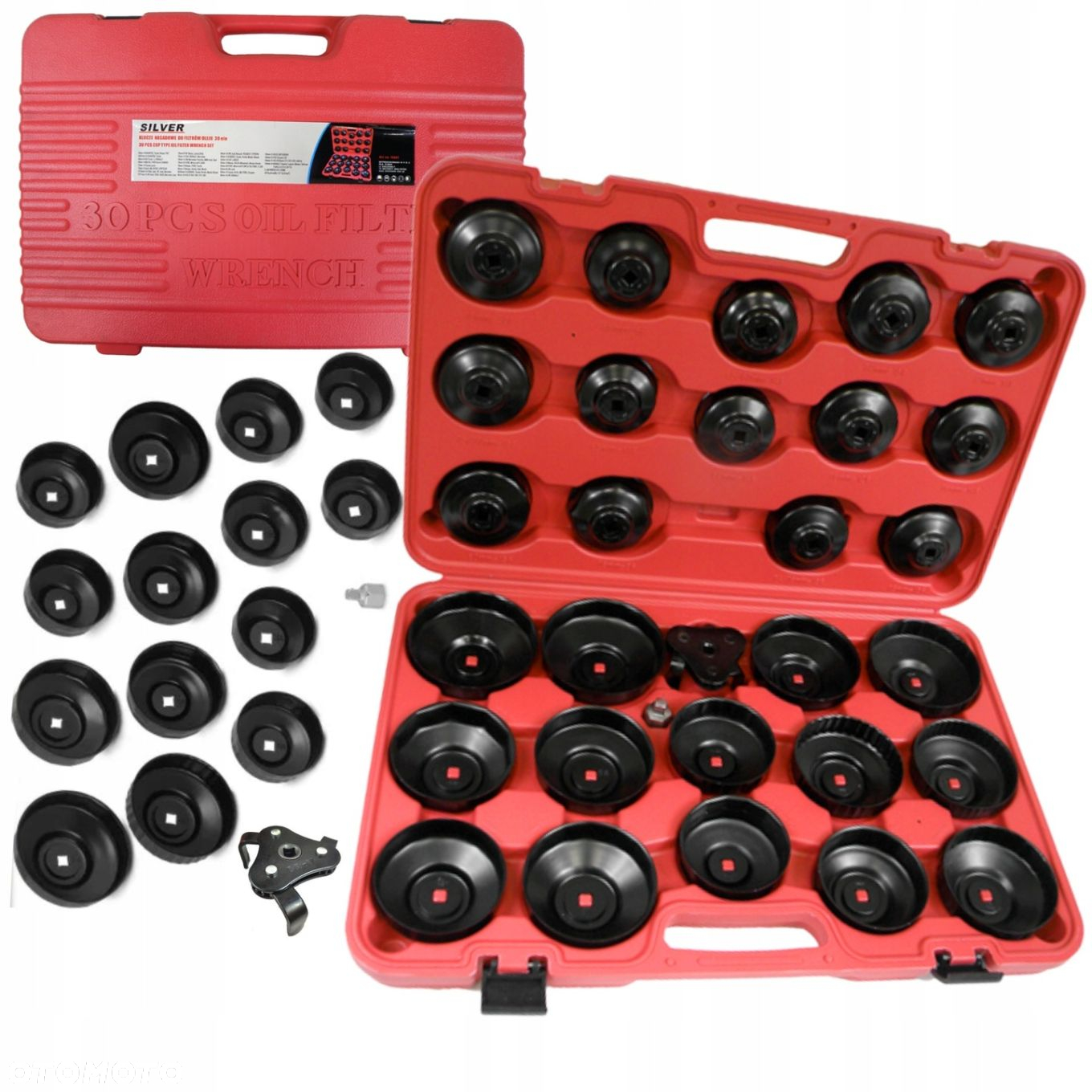 KLUCZE NASADOWE DO FILTRÓW OLEJU NASADKI ZESTAW 30 KLUCZ 65-120mm S10491 - 5