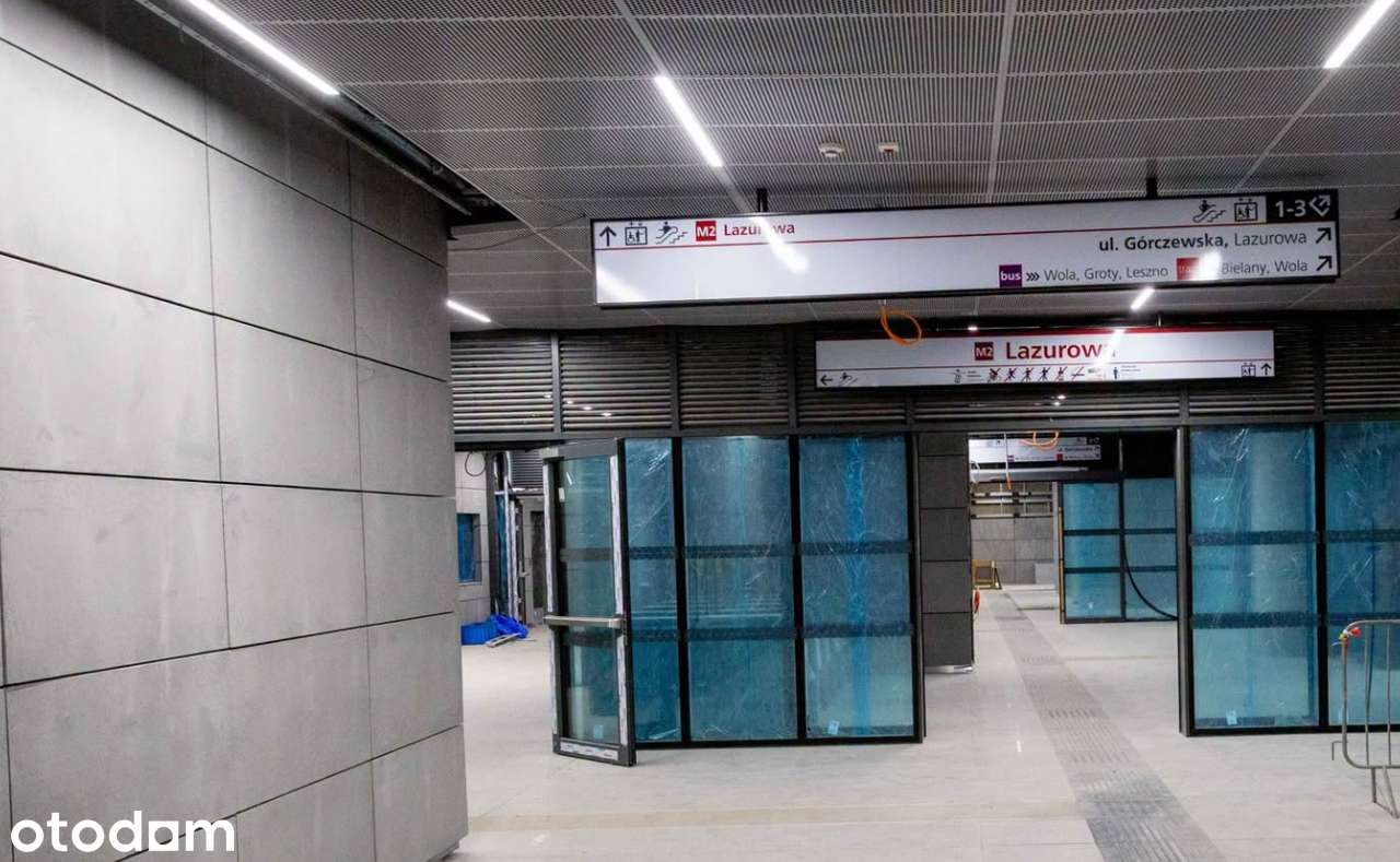 Duża kawalerka 38 m² z klimatyzacją, balkonem, blisko metra | Bemowo