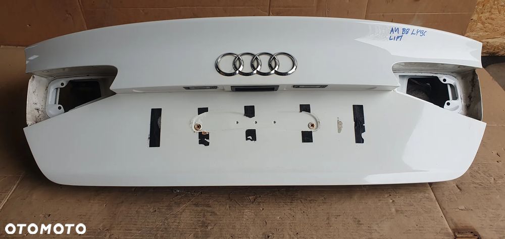 Klapa bagażnika tył tylna Audi A4 B8 Lift Sedan LY9C - 7