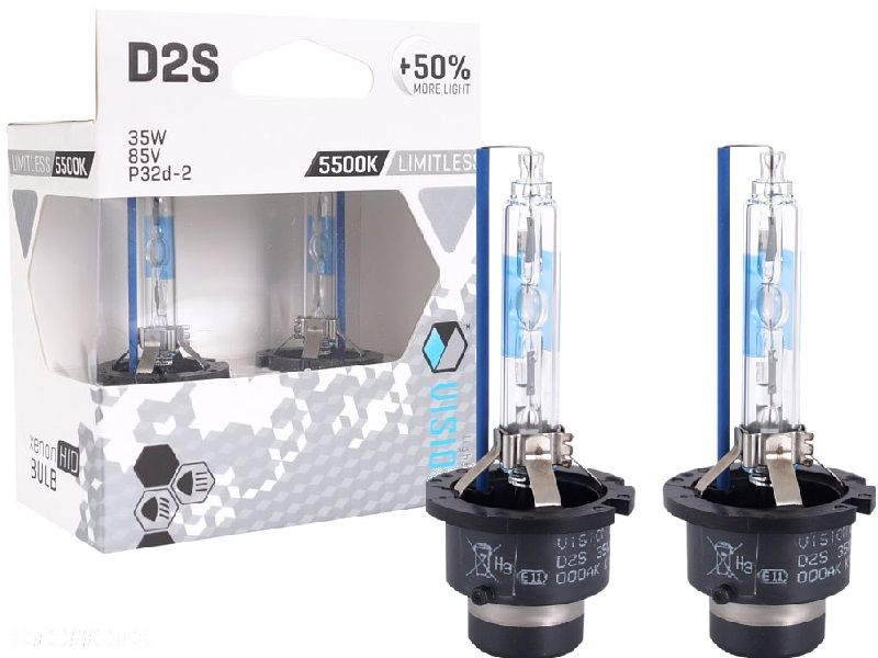 PALNIK XENON D2S 2szt 85V 35W 5500K ŻARNIK - 1