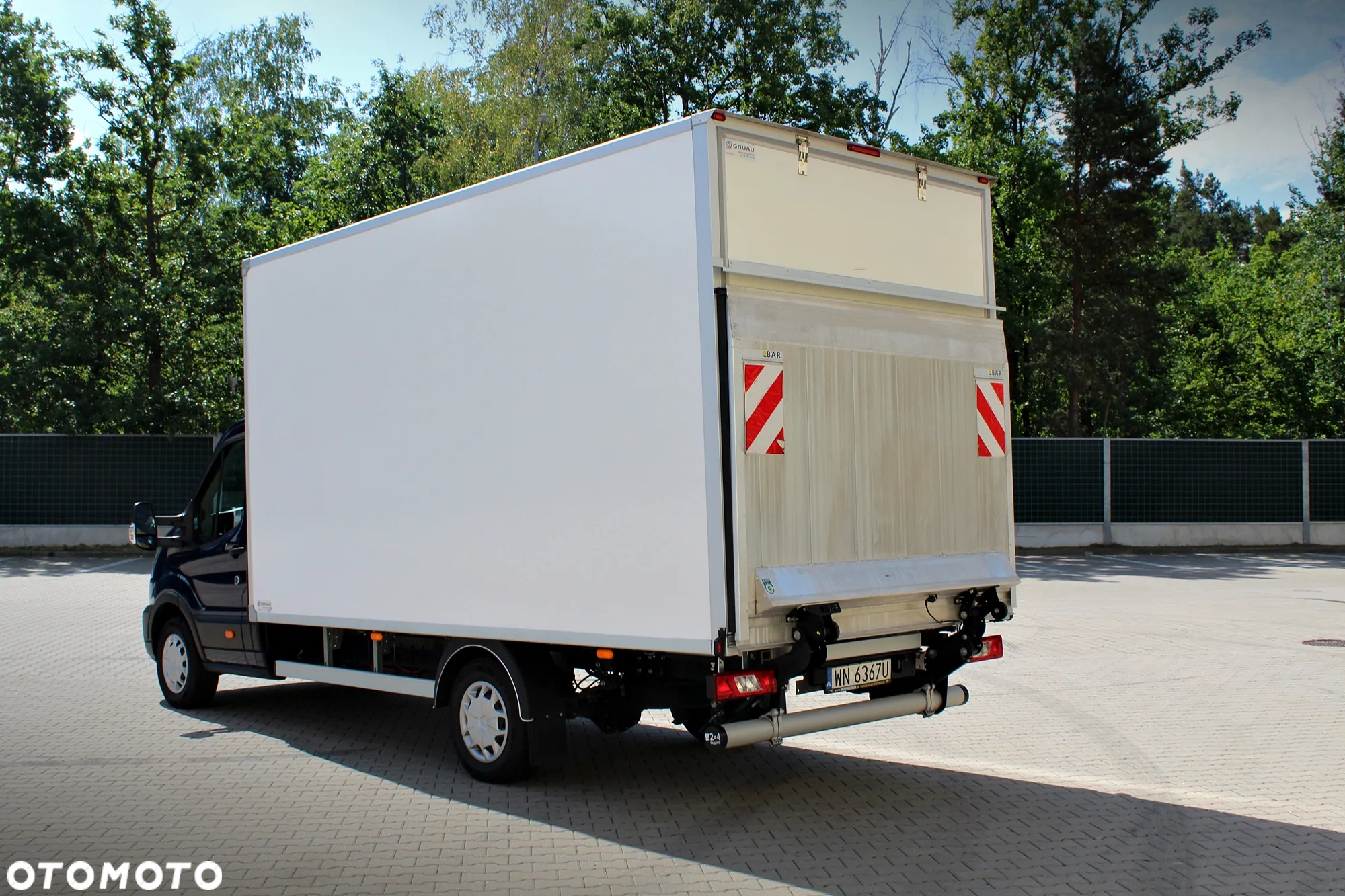 Ford Transit kontener 9 euro palet + winda BAR 750kg - 6
