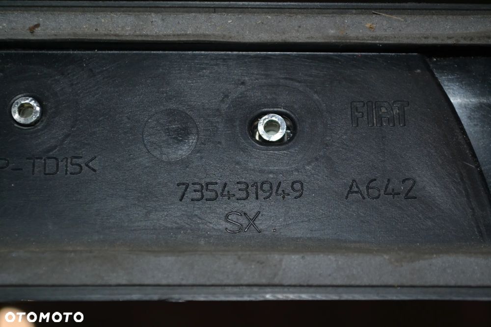FIAT 500 LISTWA BŁOTNIKA TYŁ TYLNA LEWA 735431949 - 3