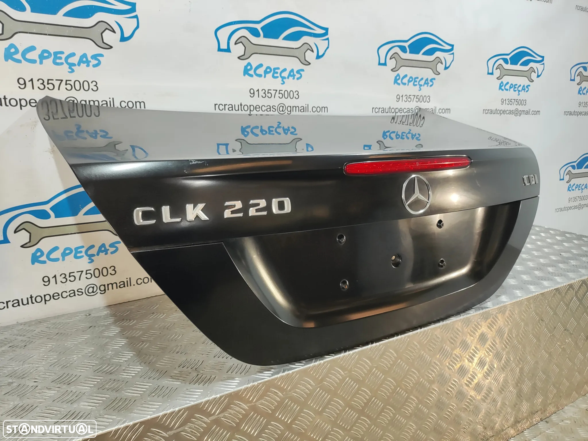 PORTA TAMPA MALA MERCEDES BENZ CLASS CLK W209 A2097500275 FECHO PUXADOR LUZ 3º STOP - 3