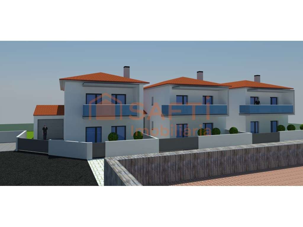 Moradia Geminada T3+1 Nova | Espaço Exterior e Garagem - Grande imagem: 5/10