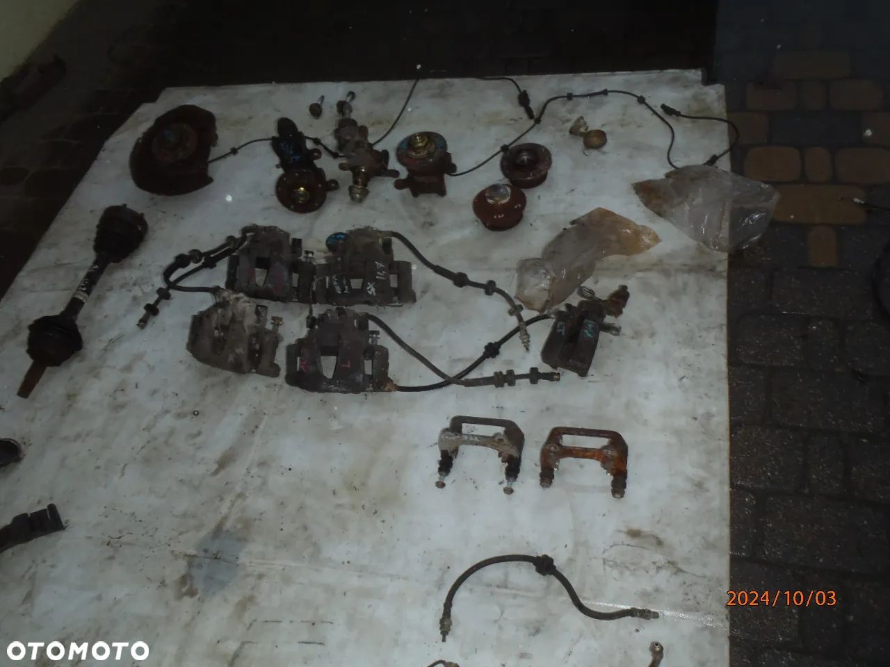 zacisk jarzmo hamulcowy tył tylny przedni alfa romeo 147 156 stan lux oryginał - 1