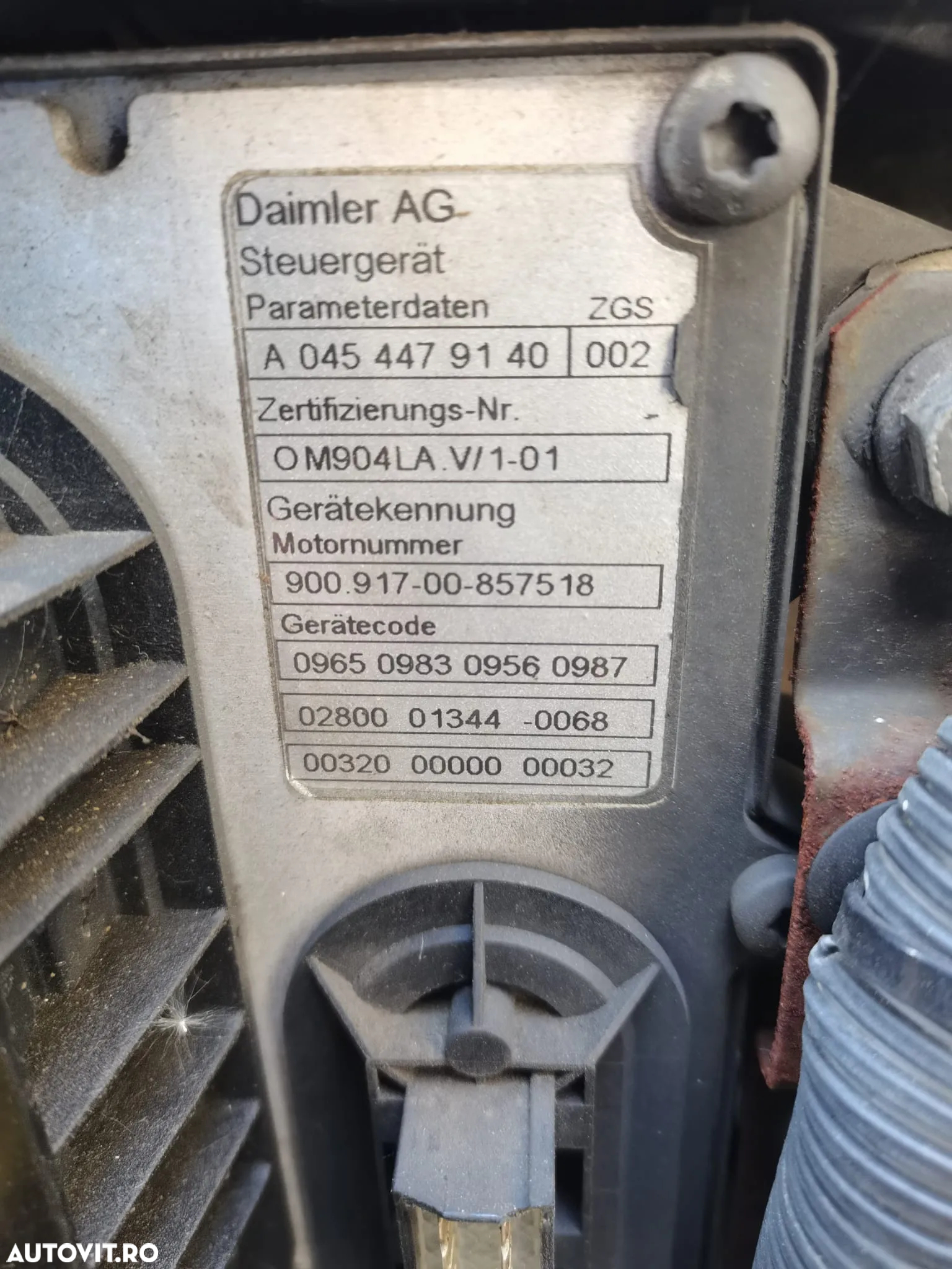 Motor Mercedes Atego 2011 Euro 5 MOTOR 4,3 - 4