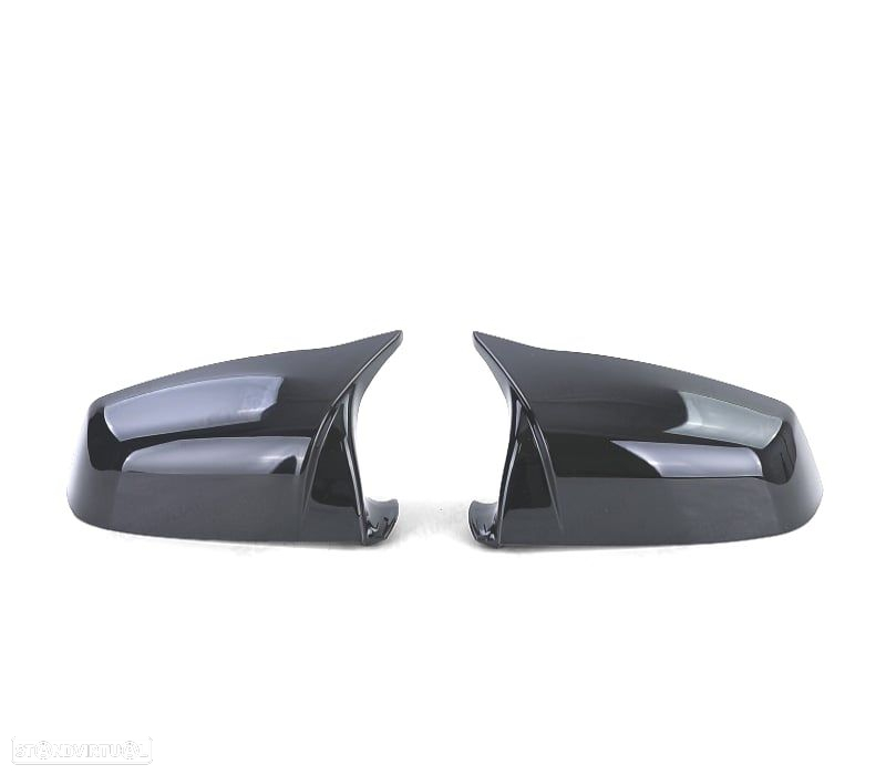 CARCAÇAS DE ESPELHO PARA BMW E60 E61 07-09 LOOK M PRETO BRILHANTE - 3