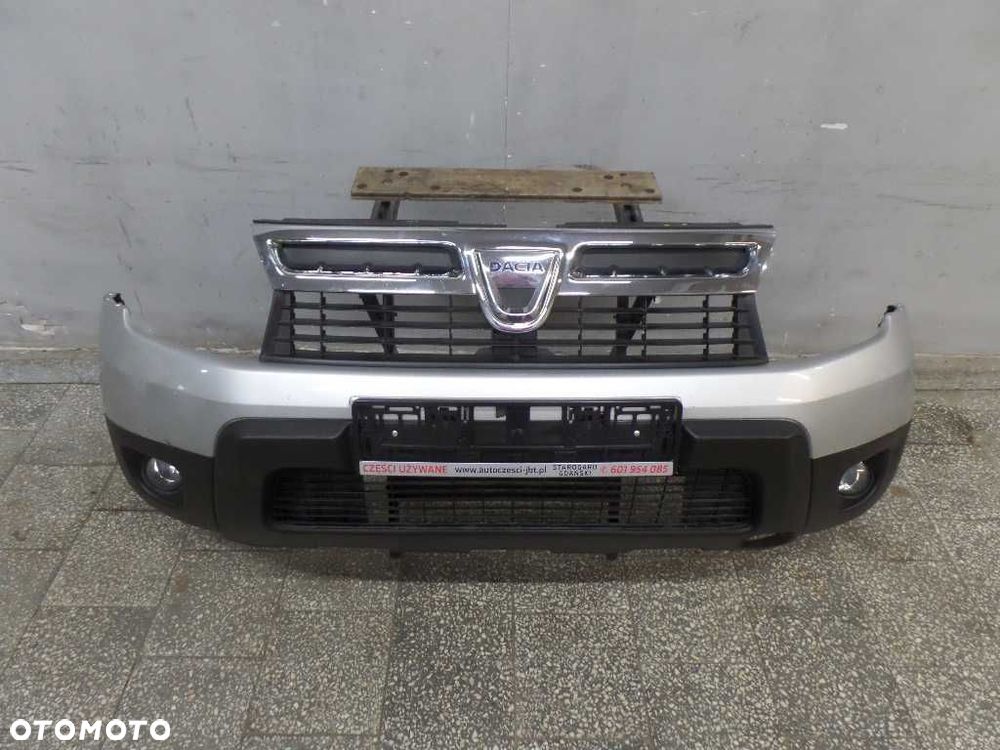 DACIA DUSTER 09-13 ZDERZAK PRZOD GRILL ATRAPA HALOGENY TEK23 - 3
