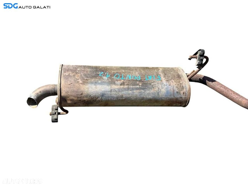 Toba Teava Esapament Evacuare Finala Fiat Grande Punto 1.2 Benzina 2006 - 2014 Cod 55700852 [LC2191] - 2