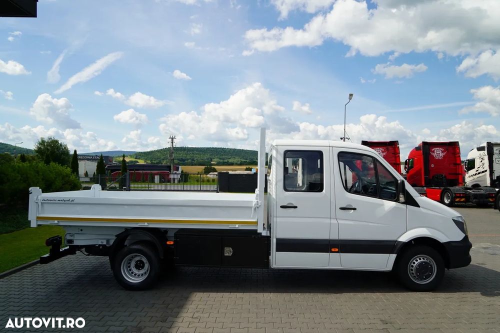 Mercedes-Benz SPRINTER 516 CDI / BASCULĂ DIN OȚEL - 3,5 M / CAMION BASCULĂ DIN OȚEL - 7 LOCURI / DOUĂ LOCURI / MANUALĂ / IMPORTATĂ - 17