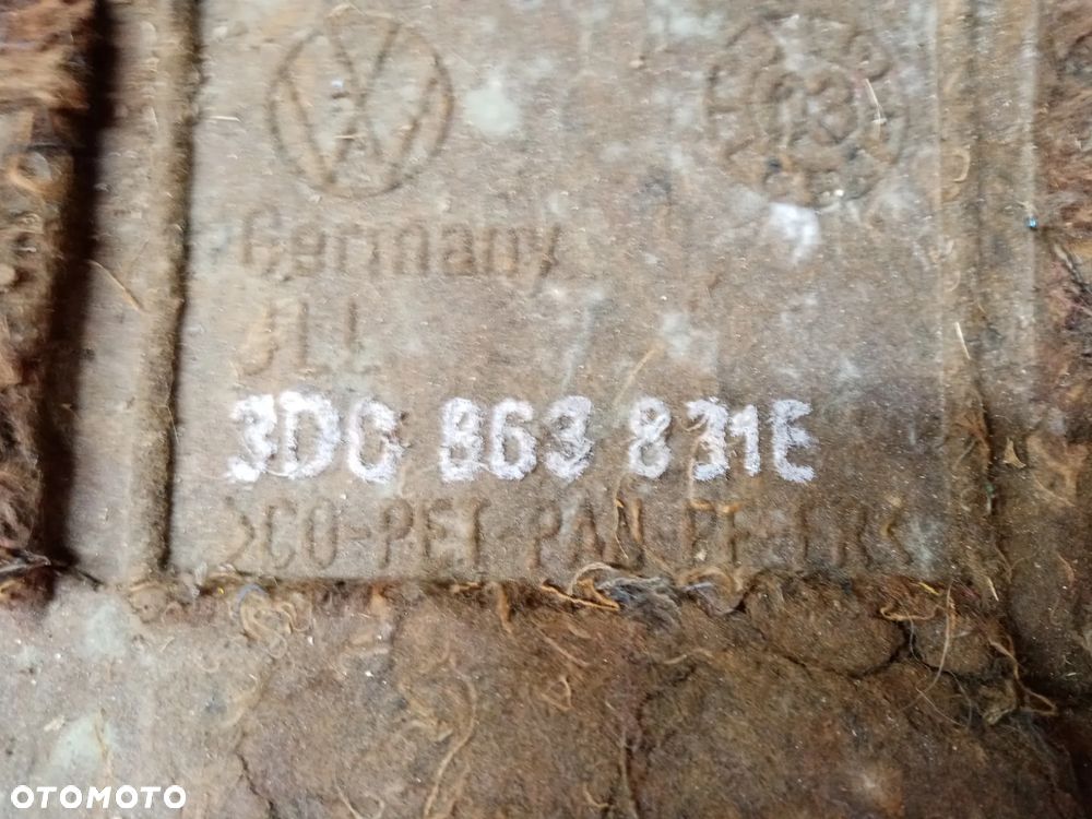 Wygłuszenie maski podbitka spinki VW Phaeton 3D0863831E - 9