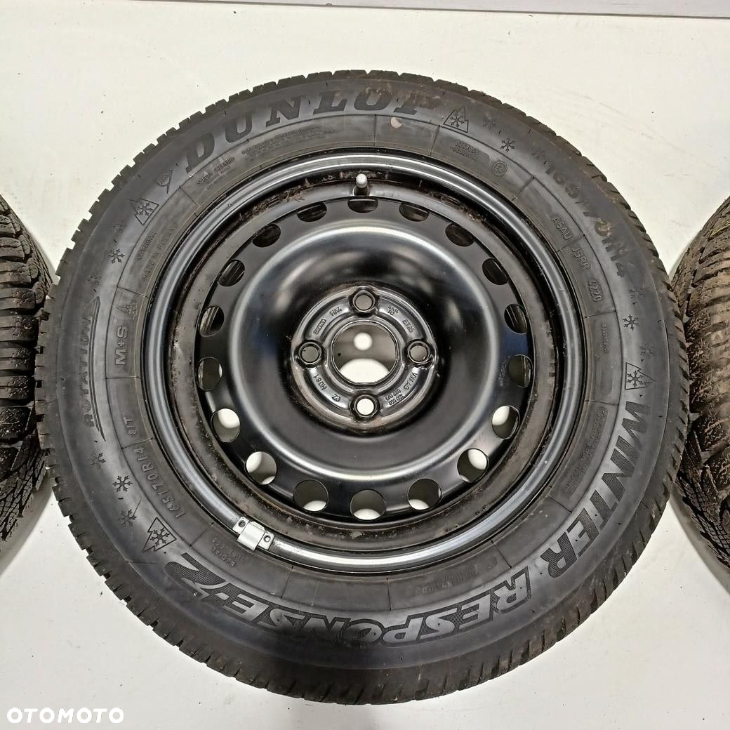 KOŁA 4x100 14 VW UP CITIGO DUNLOP 8mm (E4341) - 4
