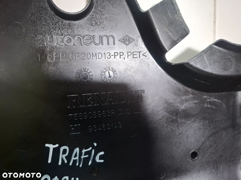 Osłona pod silnik Renault Trafic III 2024 rok nr 758908963R - 2