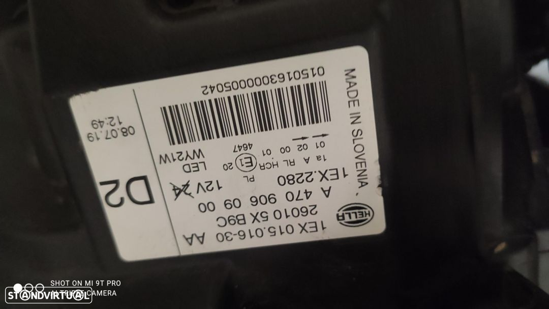 farol completo led performance Mercedes x470 - 7