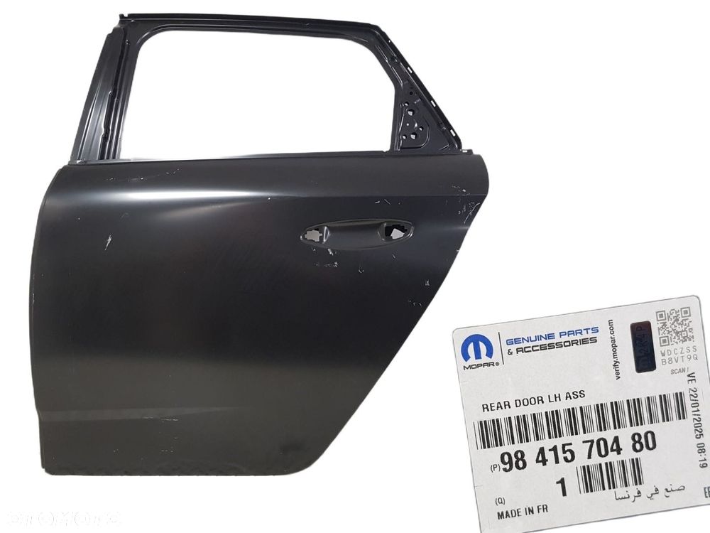 FABRYCZNIE NOWE ORYGINALNE DRZWI LEWE TYLNE LEWA TYŁ PEUGEOT 308 SW III 3 21-25 9841570480 - 1