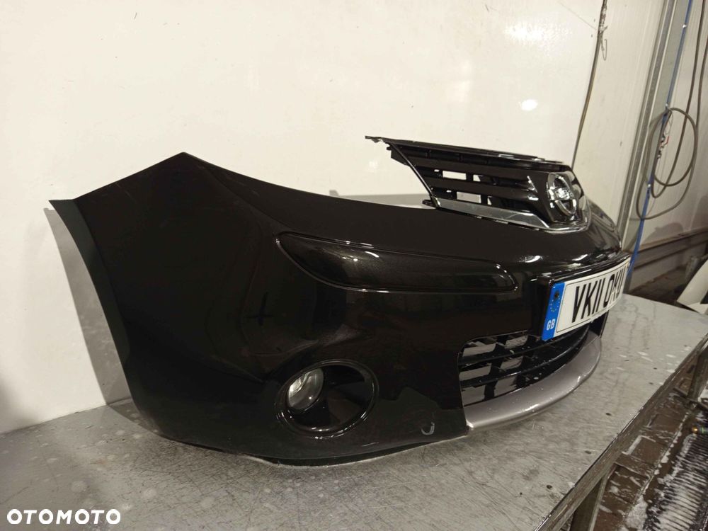 + ZDERZAK PRZÓD PRZEDNI NISSAN NOTE E11 LIFT FL Z11 Z11G CZARNY HALOGENY - 3