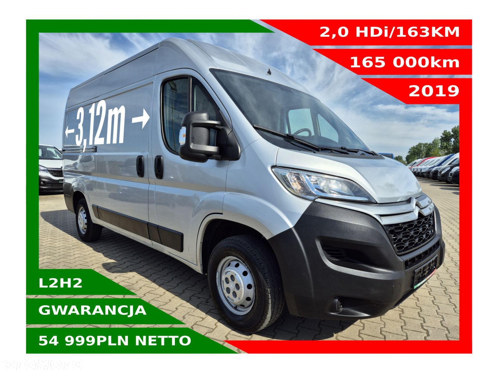 Citroën Jumper L2H2 *54999zł NETTO* 2,0HDi/163KM - 1