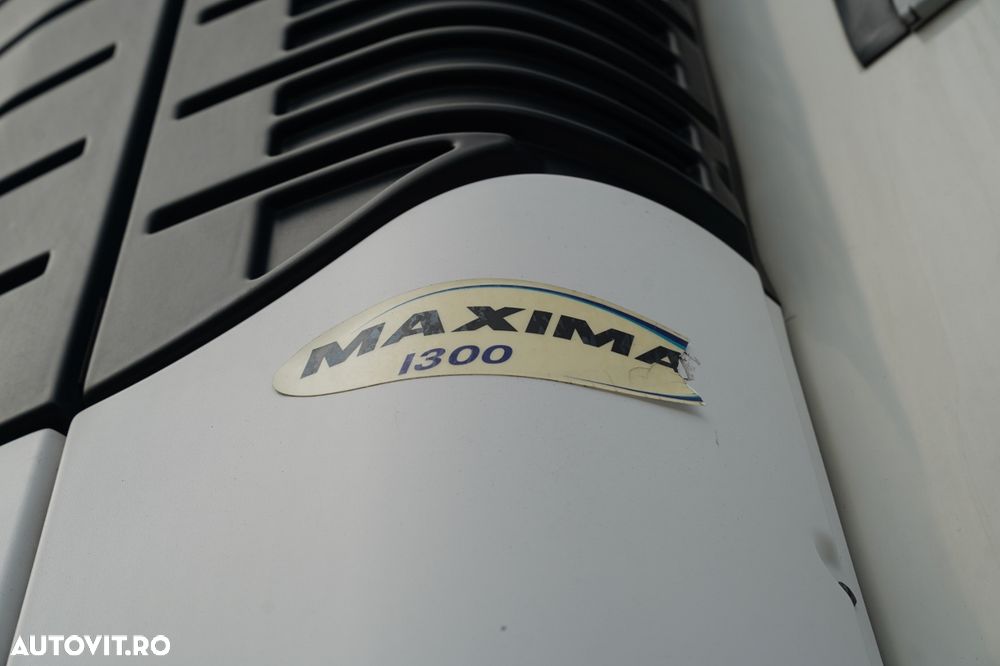 Schmitz Cargobull FRIGORIFICĂ / CARRIER MAXIMA 1300 / AXĂ RIDICABILĂ / SUPORT PALETI / SAF / - 27
