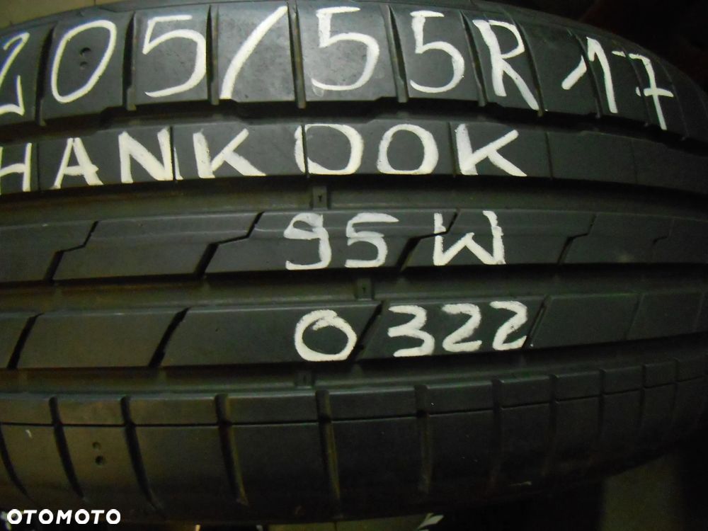 OPONY 205/55r17 HANKOOK VENTUS S1 EVO 3 DOT 0322 / 2819 7.2MM - 2