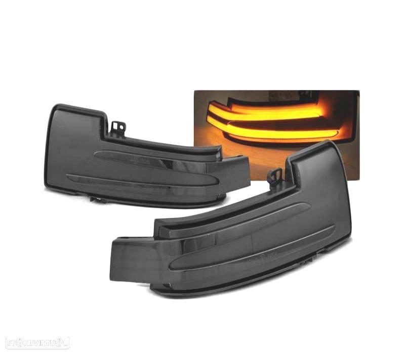 PISCAS LATERAIS LED DINAMICOS MERCEDES W166 W463 W251 - 1