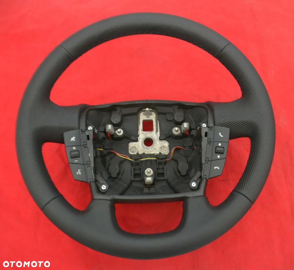 FIAT DUCATO CITROEN JUMPER PEUGEOT BOXER Kierownica Nowa Skóra Skórzana - 3