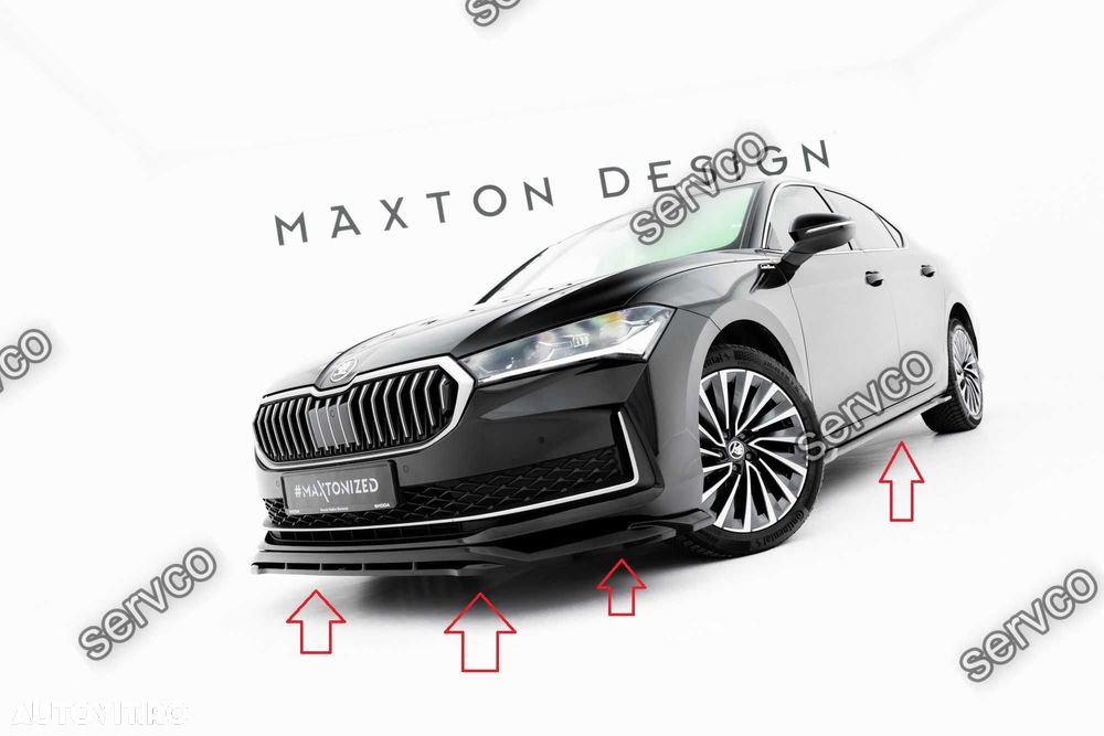 Pachet Body kit tuning Skoda Superb Sedan Mk4 2024- v3 Maxton Design - 2