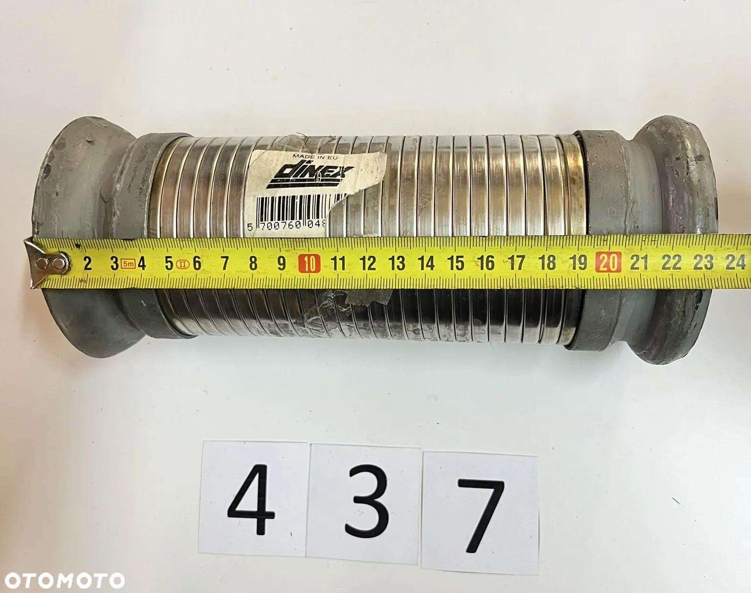 Rura falista, harmonijka, układ wydechowy DINEX 50217 - 4