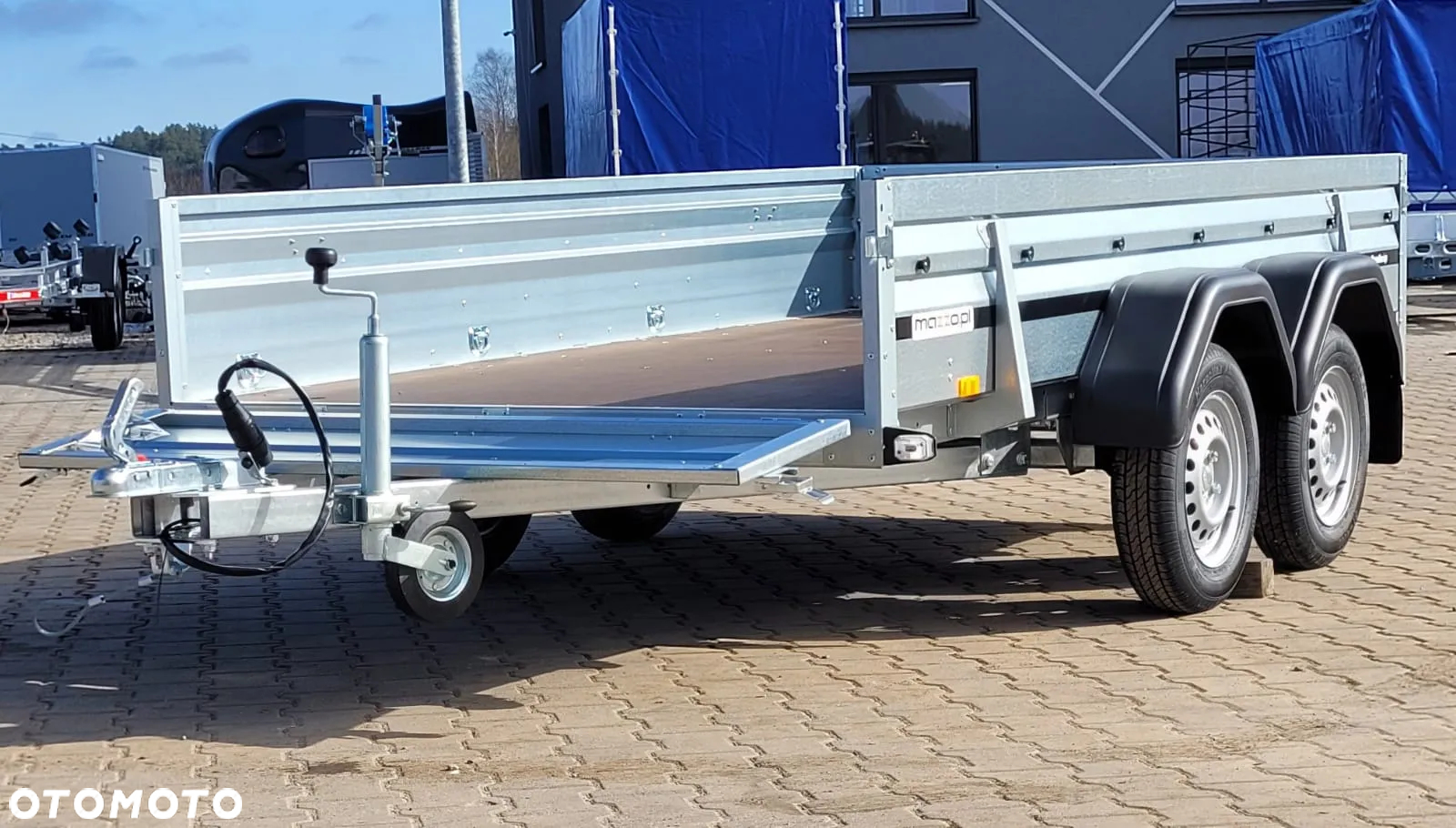 Brenderup Dostawa przyczepa 2-osiowa 304x153x40cm DMC750kg WYSOKA WZMOCNIONA BURTA - 2