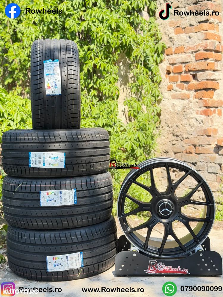 Jante MERCEDES20 R20 Model AMG Model anvelope vara/iarna 245-40-20-275-35-20 Roti Mercedes complete jante mercedes 20 W212 W213 W214 W221 W222 W223 GLE GLC - 3