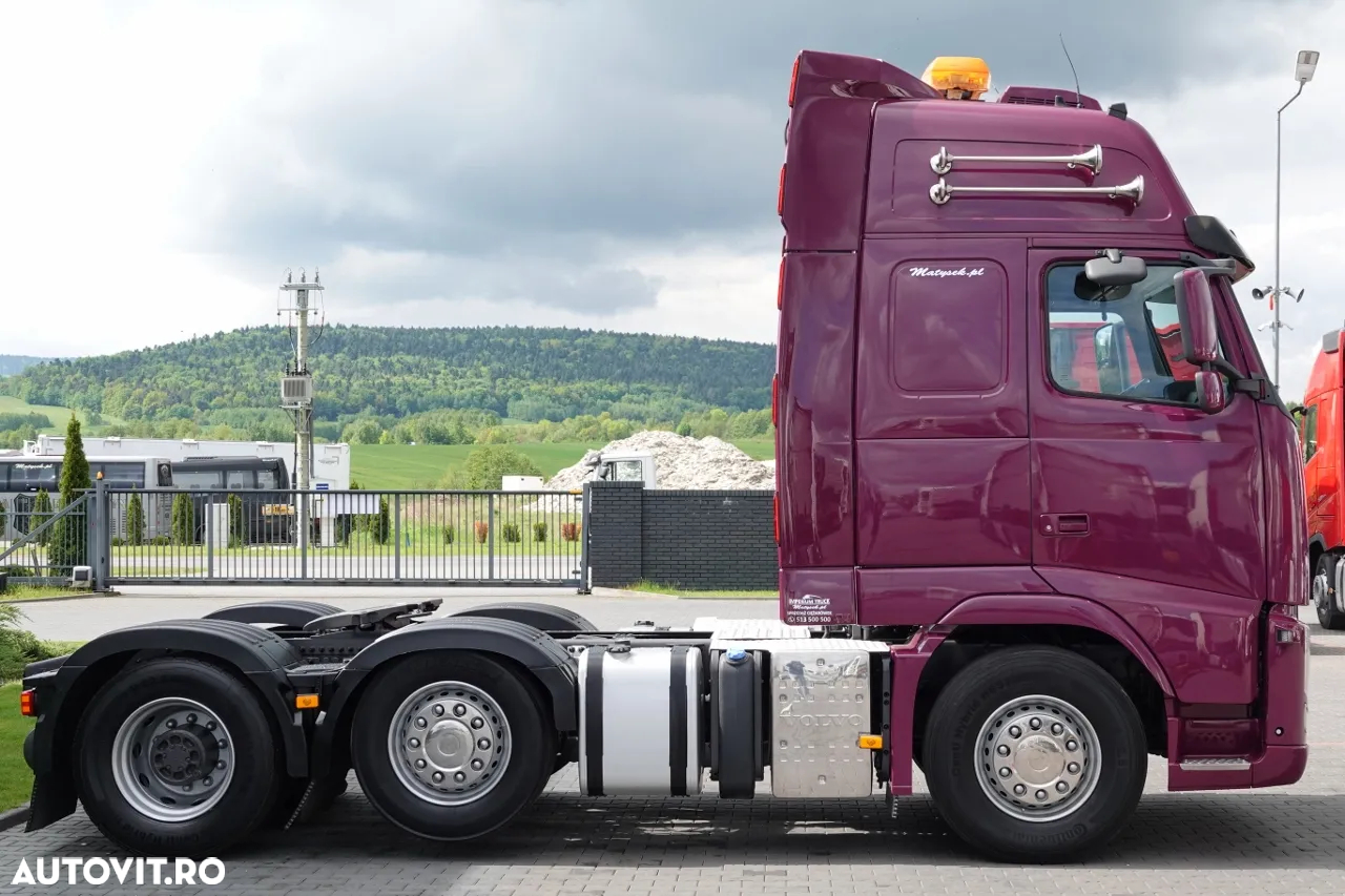 Volvo FH 540 / PUSHER / Tractor cu 3 axe / RETARDER / I-PARK COOL / AXIE LIFTING DIRECȚIE / PIELE / IMPORTAT - 8