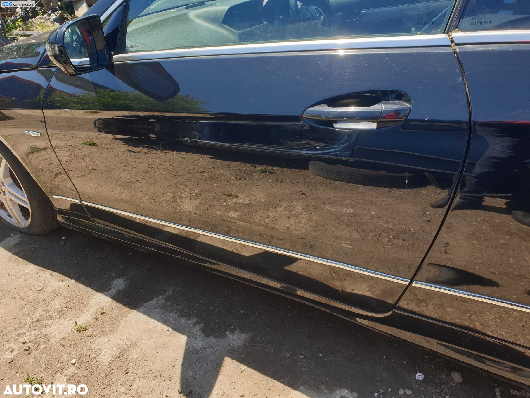Usa Usi Portiera Portiere Stanga Fata cu Defect Mercedes Clasa E Class Coupe Cabrio W207 A207 C207 E180 E200 E220 E250 E320 NFL Non Facelift 2009 - 2013 Culoare C197 197 [K5563] - 3