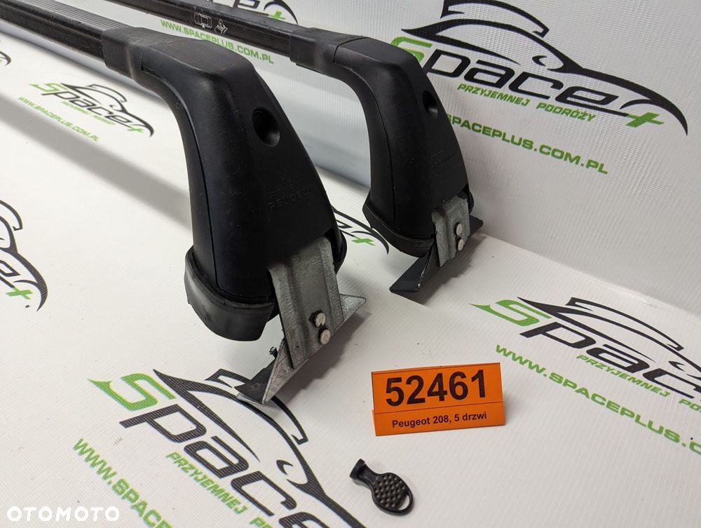 Bagażnik dachowy bazowy belki poprzeczki Oryginał Peugeot 208, 5 drzwi - 1