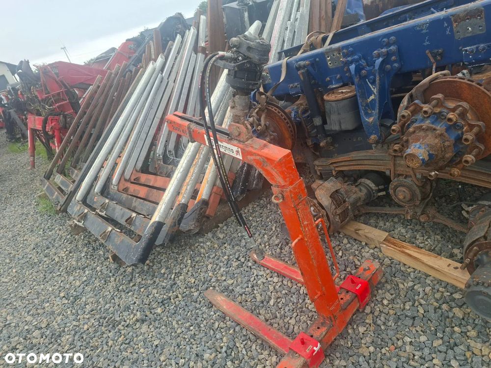 Widły do palet samopoziomujące* sprężynowe+ retator hds dźwig żuraw Hiab Palfinger - 3