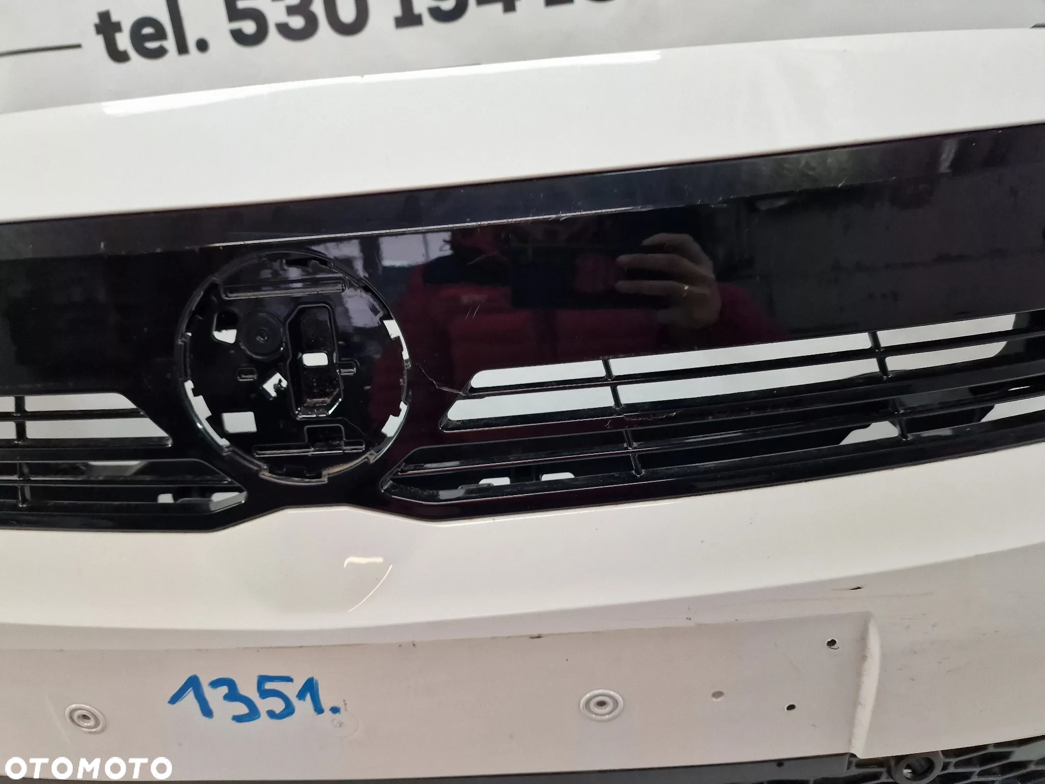 OPEL CORSA F LIFT 23- ZDERZAK PRZEDNI PRZÓD NA 6XPDC 6X PDC + ATRAPA / GRILL + KRATKA ŚRODKOWA POD RADAR , NR 9850353180 , NR AUKCJI NZ1351 - 16