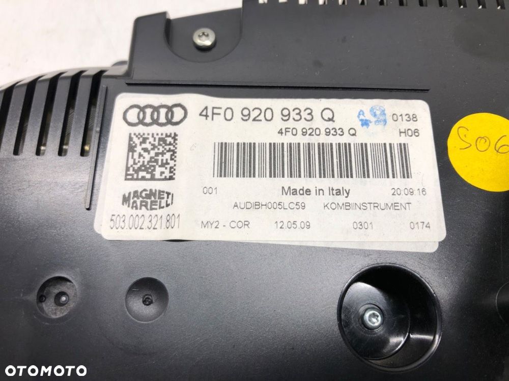 LICZNIK - 491.00 PLN - AUDI A6 C6 Avant (4F5) 2004 - 2011 2.0 TDI 125 kW [170 KM] olej napędowy - 4