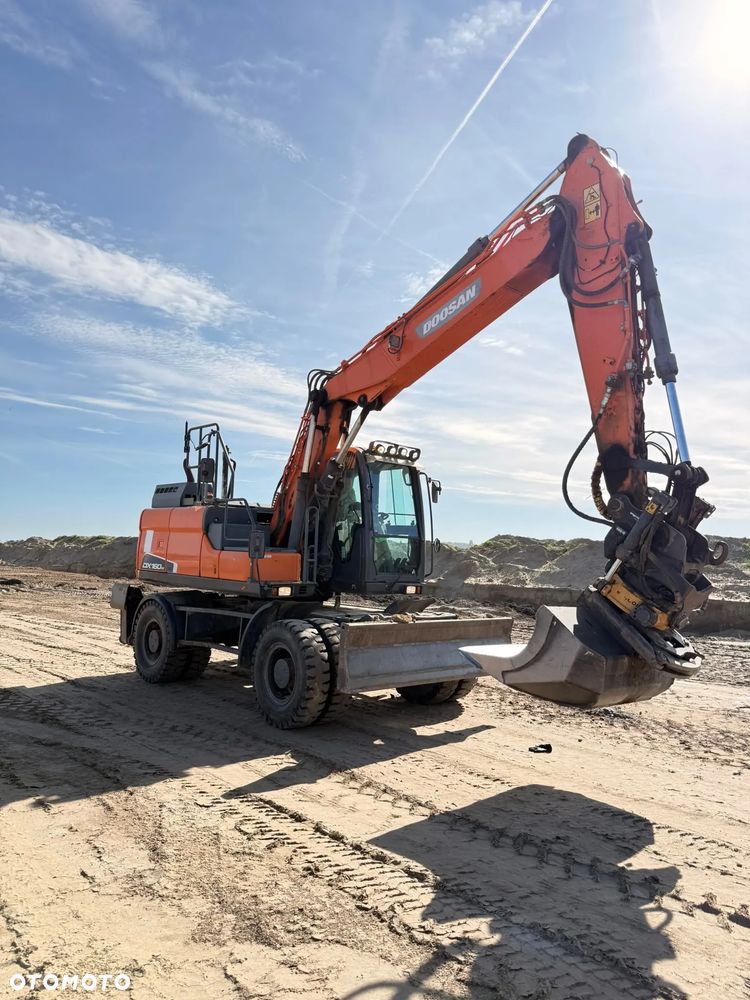 Doosan DX160W-5  System 3D Leica Rototril Engcon Pług + Podpory - 6