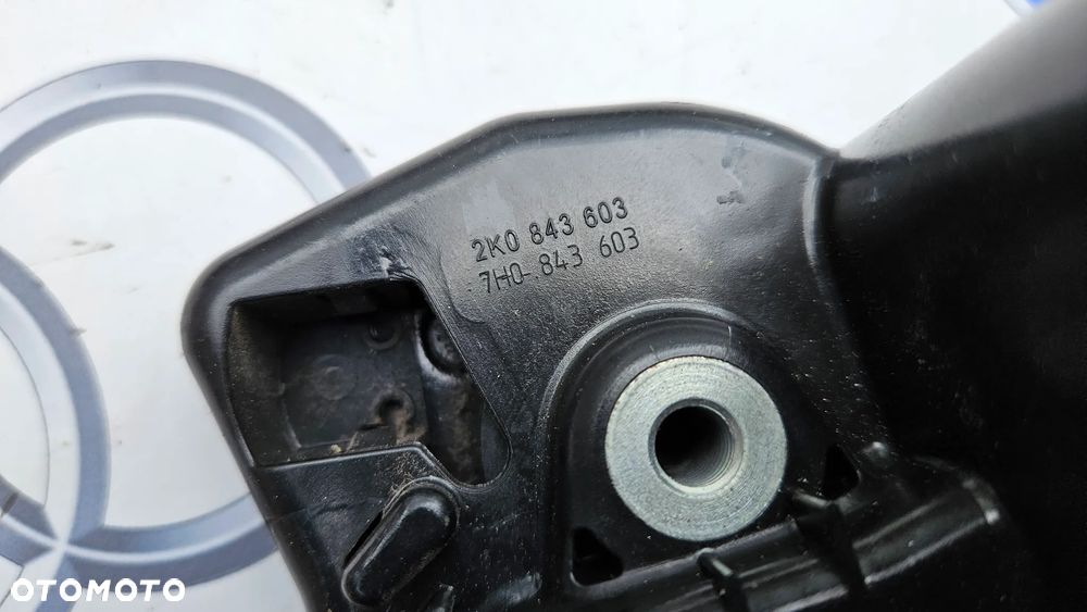 VW Caddy 2K III 2003- Rolka drzwi przesuwnych lewych Rolki drzwi przesuwnych lewych  Prowadnica lewa Zamek Rygiel Mocowanie Obudowa Klamka odbojnik - 7